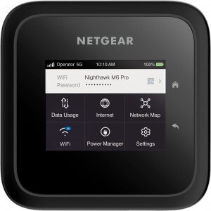 Netgear Mr6550-100aps Nighthawk M6 Pro Wireless Mobile 5g Modem Router, 2yr