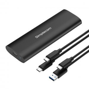 Simplecom Se516 Nvme / Sata Dual Protocol M.2 Ssd Tool-free Usb-c Enclosure Usb 3.2 Gen 2 10gbps