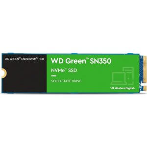Wd Green Sn350 500gb M.2 Nvme Ssd Pcie 3.0x4 2400mb/s 1500mb/s R/w 300k/300k Iops 40tbw 1m Hrs Mttf 3y Wty (wds250g2g0c)