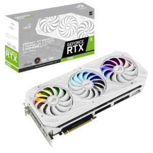 ASUS ROG Strix GeForce RTX 3080 OC White Edition V2, 10GB Video Card
