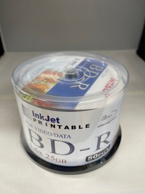 Intact Premium Bd-r / 25gb / 1-6x / 50 Cake / White Inkjet Wide