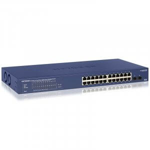 Netgear GS724TPv2 24-Port Gigabit PoE+ Smart Managed Pro Switch with 2 SFP Ports