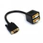 StarTech 30cm VGA to 2x VGA Video Splitter Cable VGASPL1VV