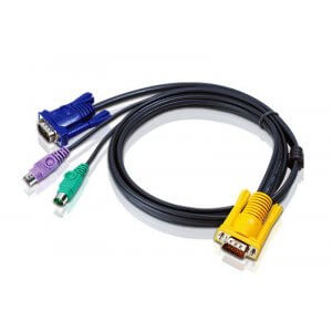 ATEN 2L-5201P PS/2 KVM Cable with 3 in 1 SPHD - 1.2m