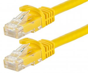 Astrotek Cat6 Cable 25cm/0.25m - Yellow Color Premium Rj45 Ethernet Network