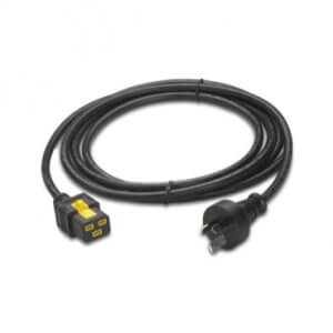 Apc Ap8754 Ups Power Cord, C19 Plug To Aus Plug, 15amp, 3.0m