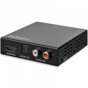 StarTech HDMI Audio Extractor 4K 60Hz - HDR - Toslink Optical Audio