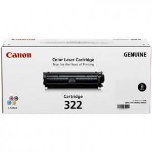 Canon 322BK Toner cartridge 1 x black 6500 pages CART322BK