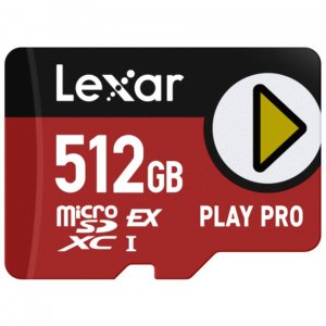 Lexar 512GB PLAY PRO microSDXC Express Memory Card LMSXPS0512G-BNNNG