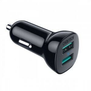 Choetech C0051 Quick Charge 3.0 Tech 36w Car Charger With Usb Cable