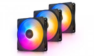 Deepcool Rf120 Fs (3 In 1) Led Fan 120mm Preset Purple/blue/orange Led Combination