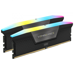 Corsair Vengeance RGB 32GB (2x 16GB) DDR5 7200MHz C34 Desktop Memory - Black