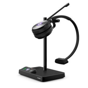 Yealink Wh62-mono-portable-teams Dect Wireless (wh62) Ms Mono Portable Headset , Wdd60 Dect Dongle ,busy Light