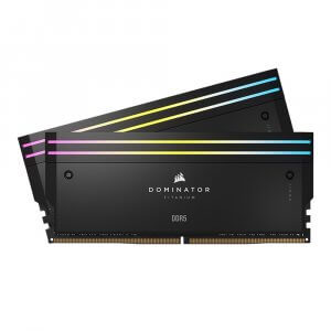 Corsair Dominator Titanium RGB 32GB (2x 16GB) DDR5 7200MHz Desktop Memory Black