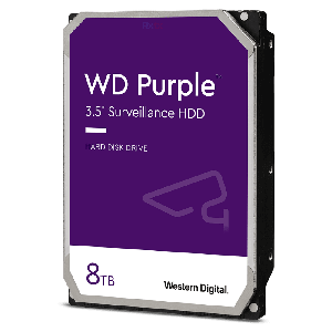 WD Purple WD84PURZ 8TB 5640 RPM 128MB Cache SATA 6.0Gb/s 3.5