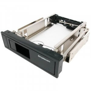 Simplecom Internal 5.25" Bay Mobile Rack Hot Swap 3.5" SATA HDD Backplane Enclosure