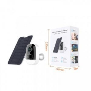 Bdi F1 Wifi Ip Camera With Solar Panel, Full Hd (include Solar Panel + 3mp Batteries + 32g Sd Cards)