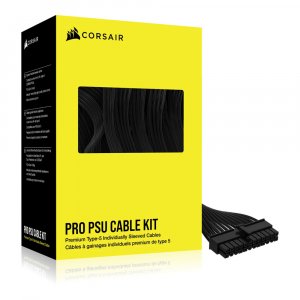Corsair Premium Individually Sleeved Type-5 PSU Cables Pro Kit - Black