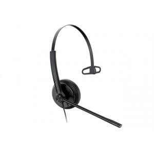 Yealink Uh34se-m-uc Wideband Noise Cancelling Headset, Usb And 3.5mm, Leather Ear Piece, Yhc20 Controller With Uc Button, Mono