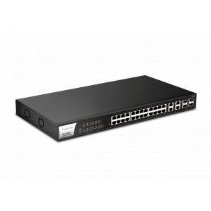 DrayTek VigorSwitch P1282 DSP1282 28-Port Web Smart Gigabit PoE+ Switch