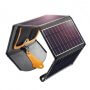 Choetech Sc005 22w Portable & Foldable Solar Charger (4 Solar Pannels + 2 Usb Ports)